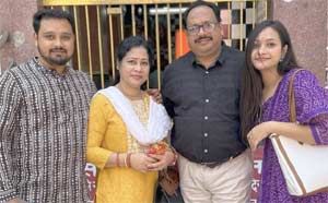 Archana Padhi Family Photo