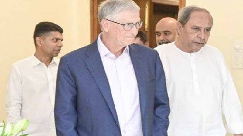 Bill Gates in Odisha Meetings with Naveen Patnaik, Engages in Programs
