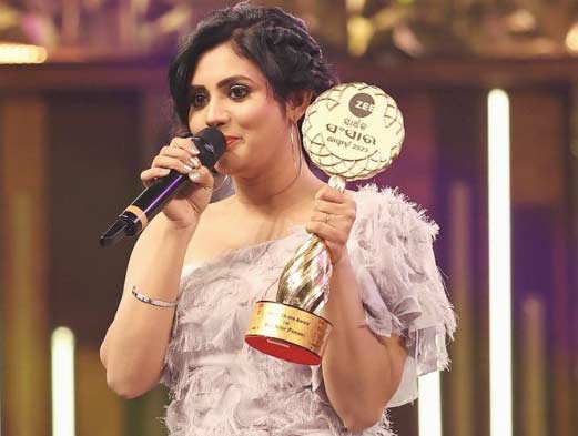 Shradha - 2023 Best Actress for khusi ra chhunka (Sarthak Sanskar Award)