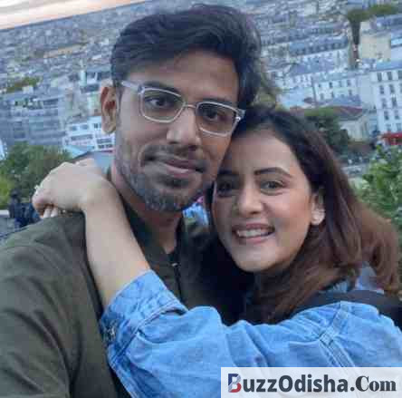 Sulagna Panigrahi with Husband
